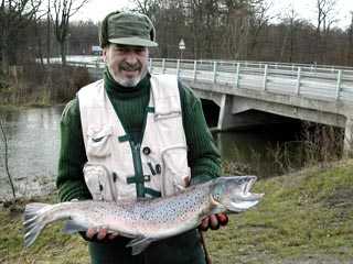 Trout caught at Prambroen