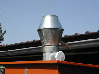 Fitted with shut-off damper and jet hood