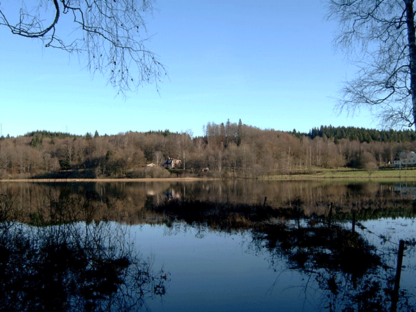 Pike fishing from boat on Hjärtaredssjön