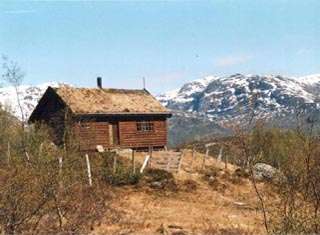Sæter-hytte i Haukedalen