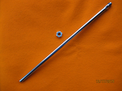 Forkromet kobberrr for armatur 10x350 mm