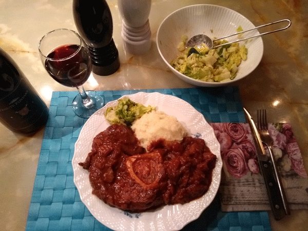 Osso Buco sous vide cooking