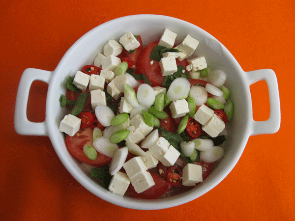 Shopska salat er en Bulgarsk salat
