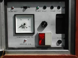 The first two electronic control panels:
First version 1 then version 2
however, without text