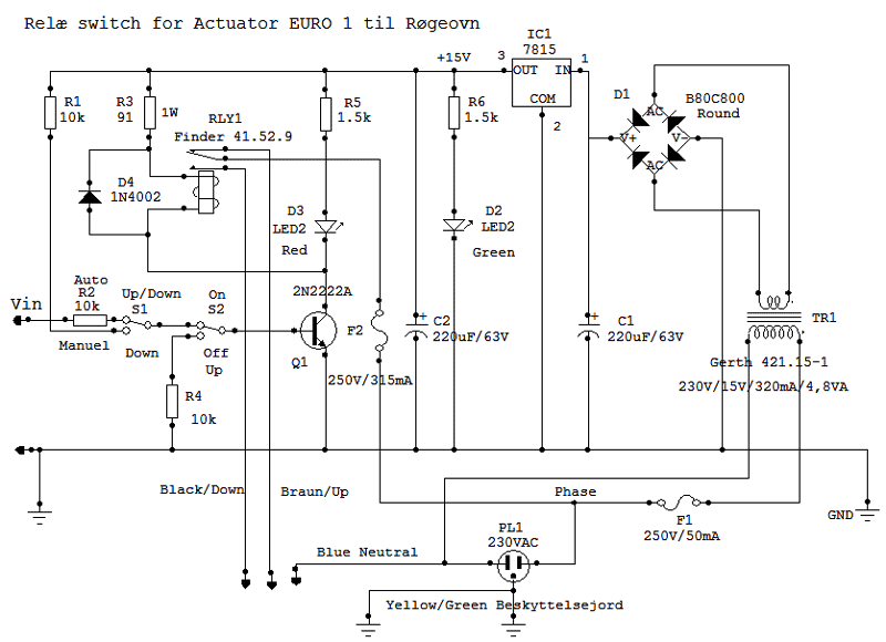 Relæ Switch diagram
