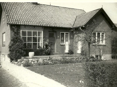 Mit barndomshjem tæt på Varde Å 1960