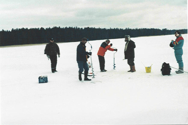 FLS Sportfiskerforening on ice fishing