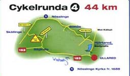 Bicycle tour around Hjärtaredssjön of 44 km