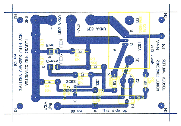 PCB over reguleringselektroniken med en SCR