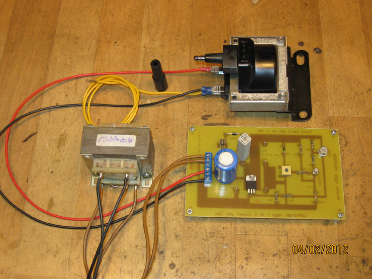 Fig. 7 Færdig bygget elektrisk kontrolenhed for strømhegn