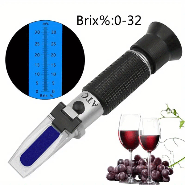 Refractometer for Brix measurement from 0 to 32%