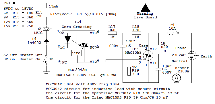 Zero-Cross Optoisolator Triac Driver Output for 230VAC up to 10A