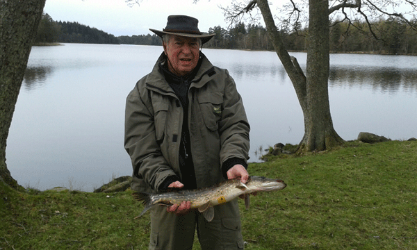 I have caught a pike - approx. 60 cm