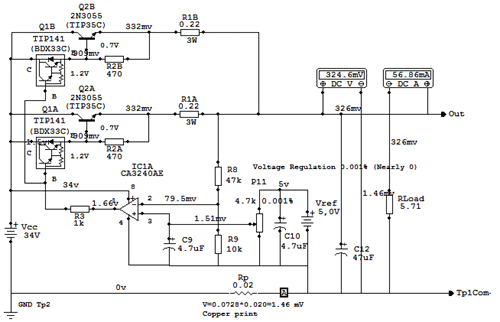 Voltage Regulation Min - Max